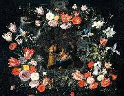 Jan Breughel Still Life of the Holy Kinship oil painting reproduction
